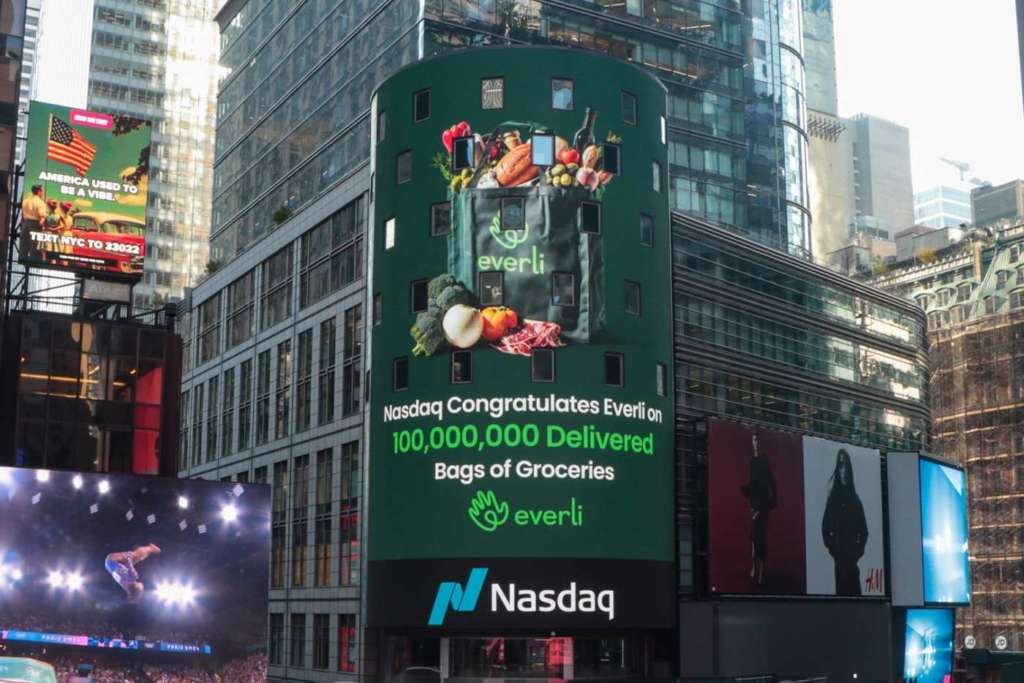 I numeri del delivery di Everli celebrati al Nasdaq